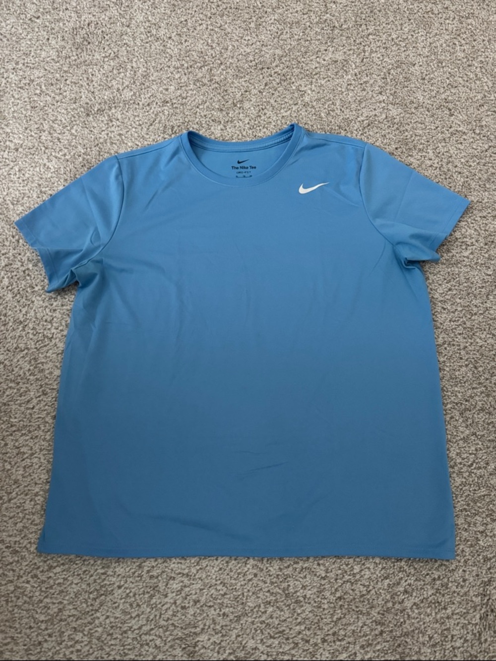 Nike Legend Short Sleeve Blue Tee.